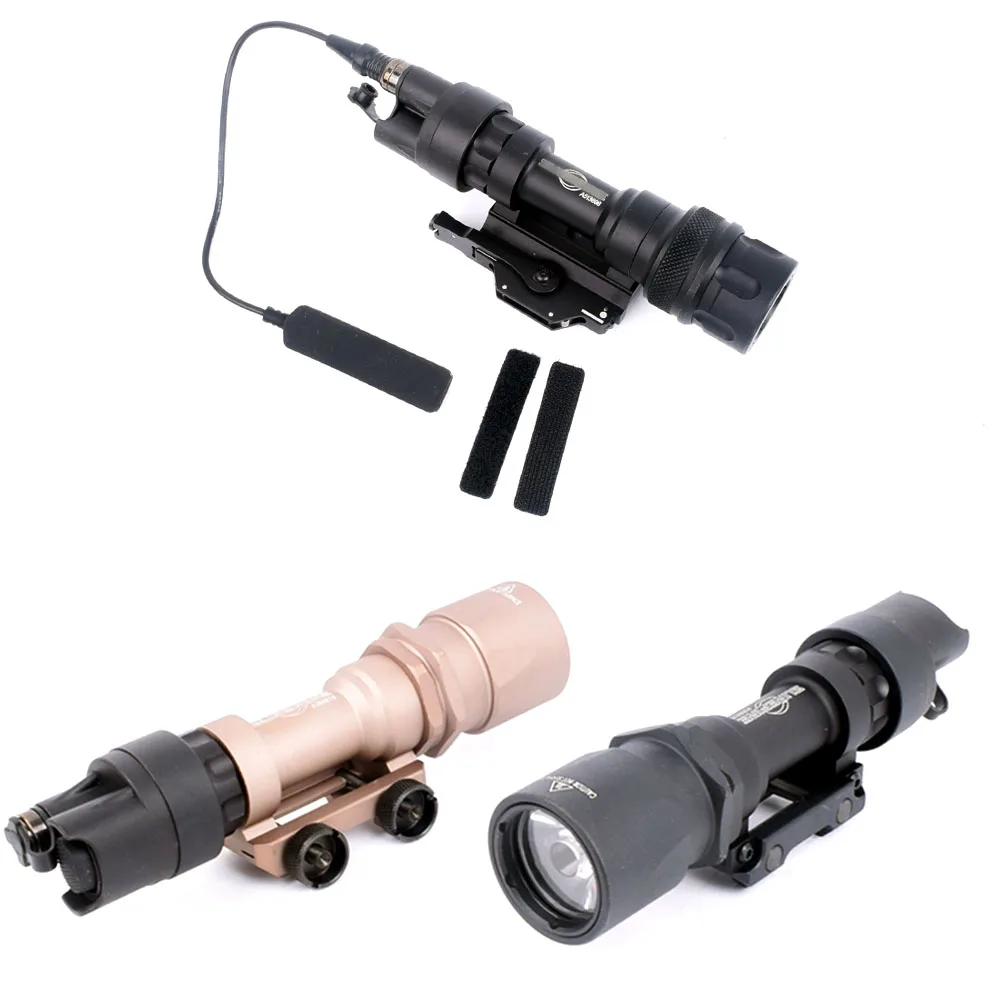 

CRUSHUNT M952 M952V QD Quick Release Tactical Rifle Flashlight Mount Weapon Light 400 Lumens for Hunting Accessories