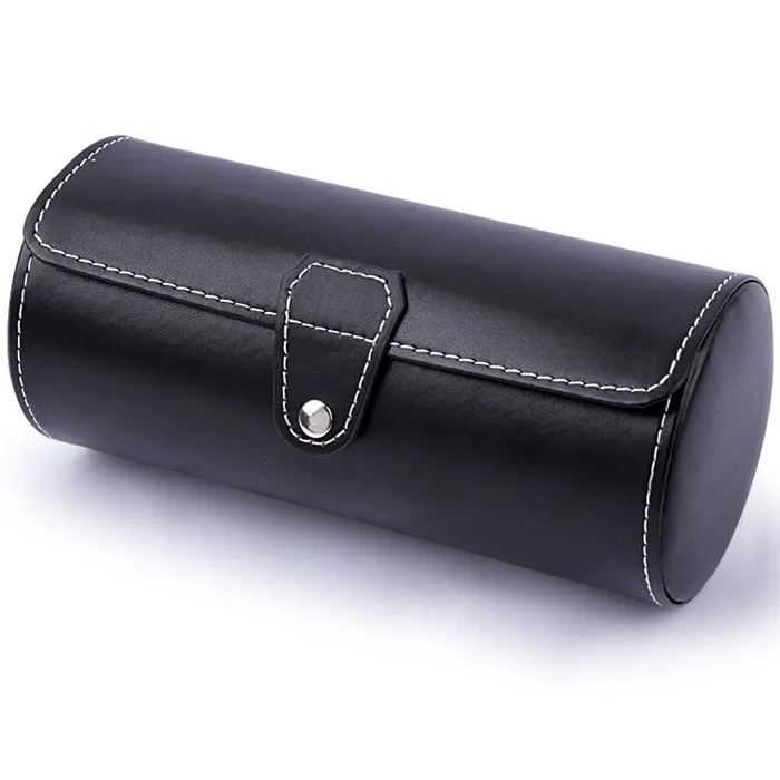 Relógio De Couro Preto Mecânica Mostrador do