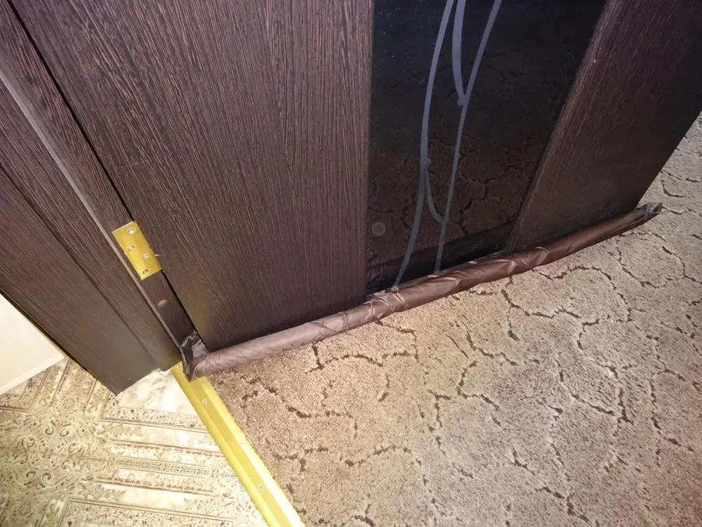 Home Wind Dust Door Gap Blocker Door Stop Double Sided 80cm Twin Draft Resisted Sash Stopper Door Windows Protector Dust Proof