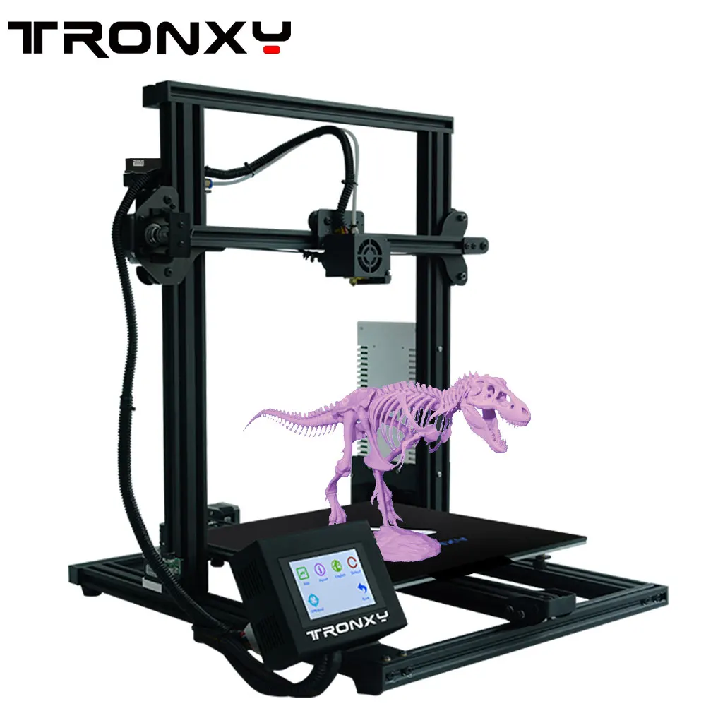 

TRONXY 2019 New Model XY-3 3D Printer Large Printing Size 310*310mm Heat Bed With Magnetic stickers 1 roll PLA Filament as gift