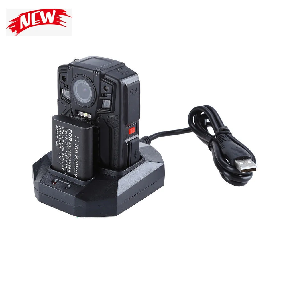 BOBLOV HD66 02 HD 1296P видеокамера портативная полицейская камера безопасности Ambarella A7 с