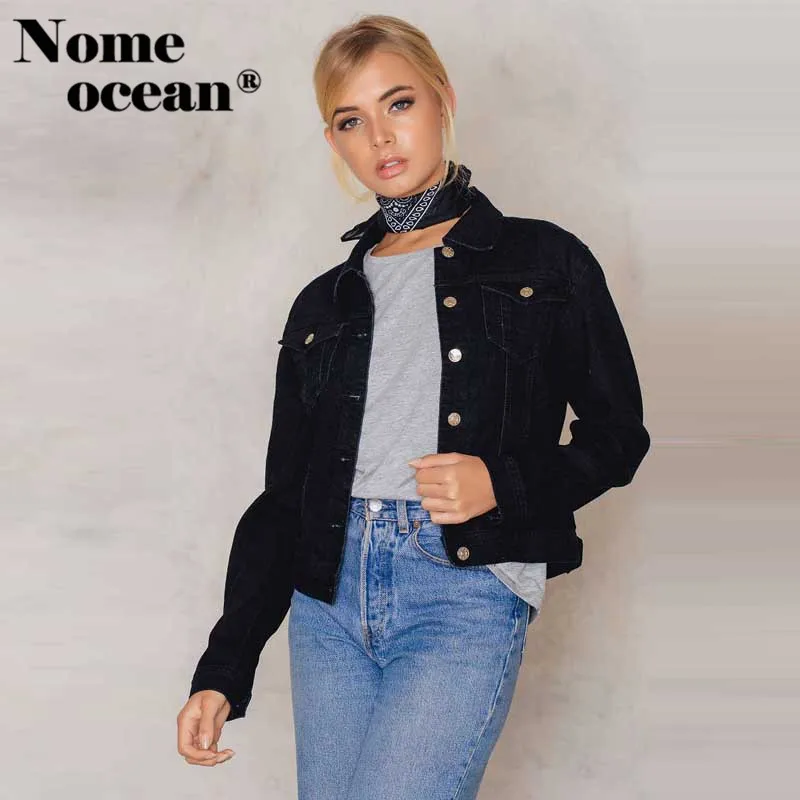 girls black jean jacket