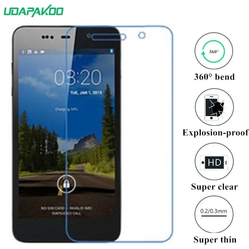 

udapakoo clear Tempered (soft glass) film for THL W200 Nano Explosion-proof glass Screen Protector