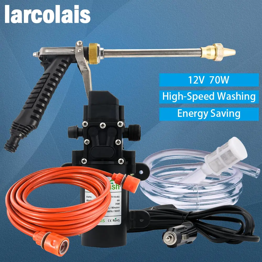 Car Washer Gun Pump High Pressure Cleaner 12V Car Care Portable Washing