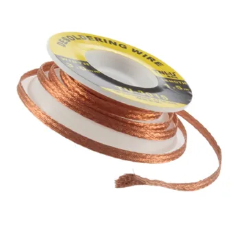 

Practical Desoldering Braid Solder Remover Wick 1.5M 3.0mm Thickness Welding Wires