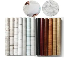 45cmX10mWaterproof ПВХ виниловые обои древесины самоклеящиеся обои Кухня для гардероба, кабинета, мебели обновления двери наклейки на стену