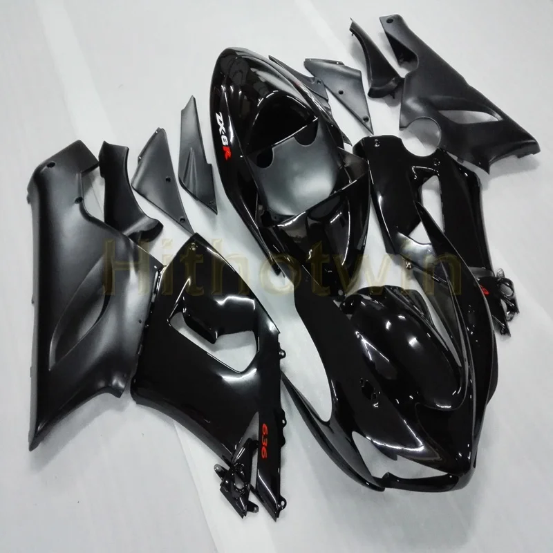 C Пользовательские мотоцикла корпуса для Kawasaki ZX-6R 2005 2006 636 ZX6R моторные Обтекатели zx6r 05 06+ подарки+ желтый - Цвет: C