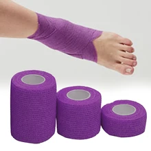 3 шт., облегчение травм, облегчение боли, спортивная лента, поддержка, Спортивная тяжелая атлетика, колено, дышащие мышцы большого пальца, самоадгезия, эластичная