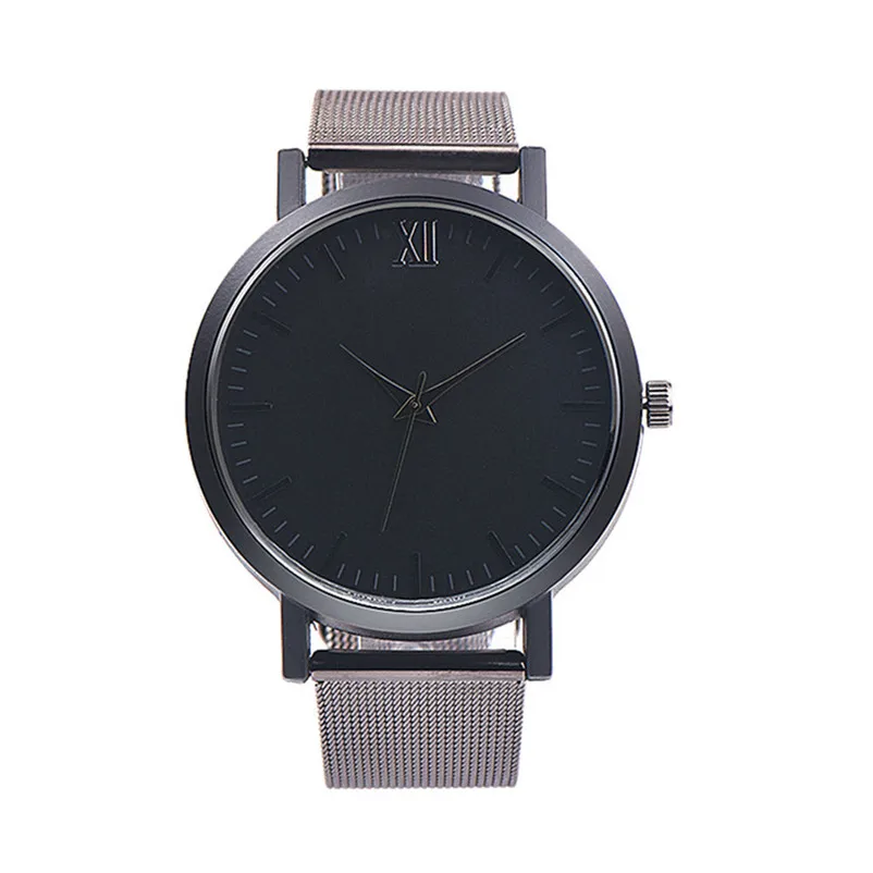 

2018 Fashion Watch Mens Alloy Analog Quartz Vogue Fashion Neutral Table Wrist Watch relogio masculino drop shipping