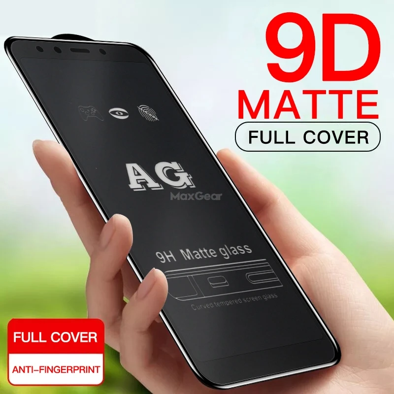 

9D Protective Glass For Oneplus 6T Full Cover Anti-fingerprint Tempered Glass For Oneplus 6 5 5T Screen Protector Film AG Matte