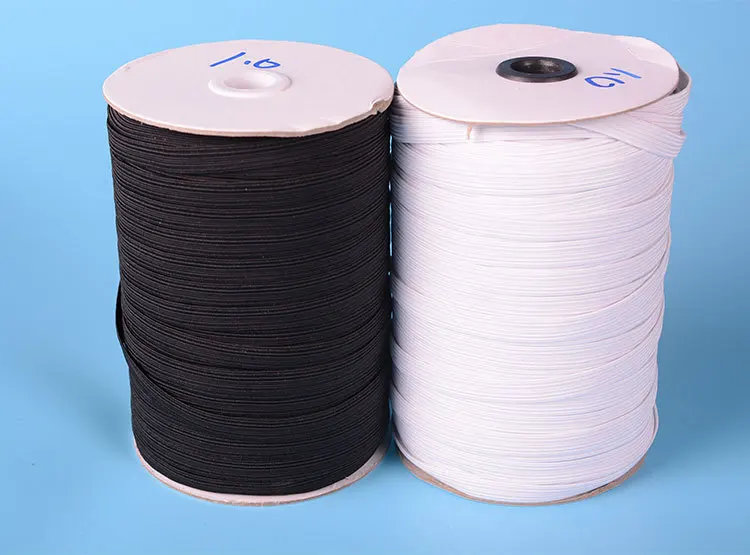 

100-200m/lots 4mm-12mm white Elastic Cord Stretch Thread String Rope CH-1024