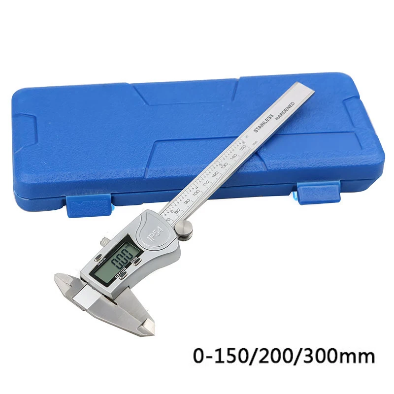 

Electronic digital vernier caliper stainless steel Measuring Tool Waterproof IP54 150mm 200m 300mm Micrometer Measuring Tools
