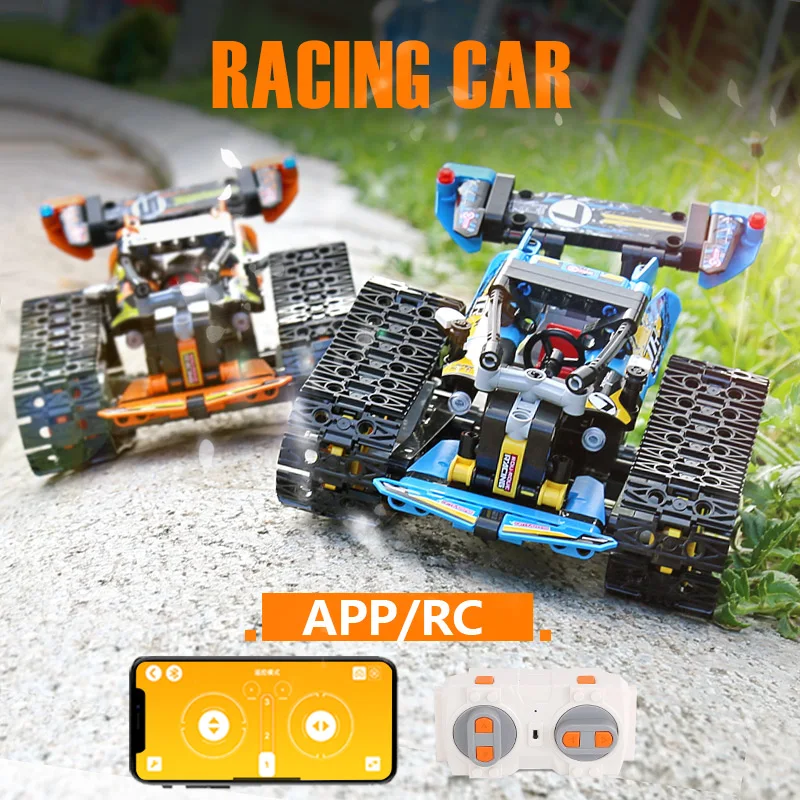 

Technic RC Car Racing APP Remote Control Crawler Car Building Blocks Compatible with Legoings Technic 42095 RC Toys Gift