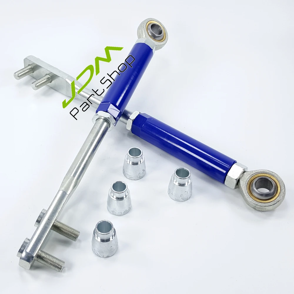 Синяя регулируемая пара подушек передняя Натяжная штанга для Nissan 200SX S13 S14 300ZX 240SX |