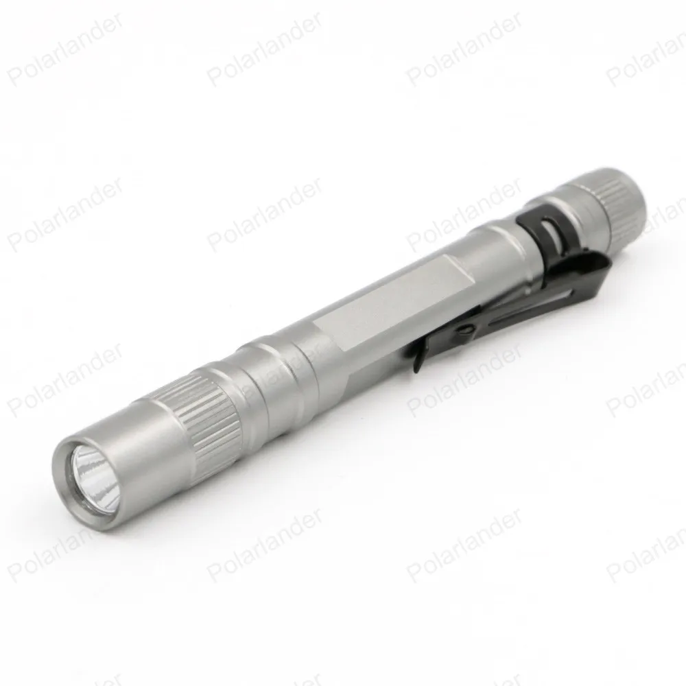 Ultra Bright more powerful and lasting energy Mini pen small flashlight pencil holder with pen