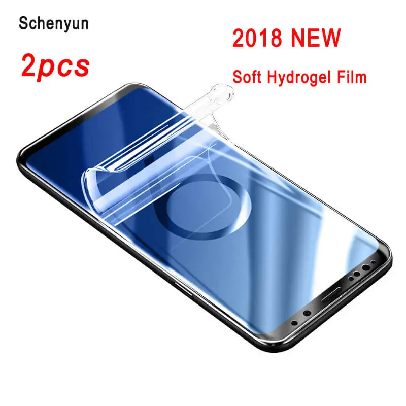 

2pcs Screen Protector For Samsung S9 S8 Galaxy S7 S6 Edge J6 A7 Soft Hydrogel Film Screen Protector For Samsung S10 plus lite