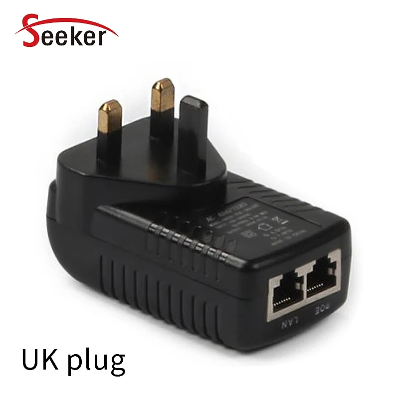 Ethernet POE инжектор DC12V 1A 12 Вт Настенный штекер POE переключатель адаптер питания EU/US/AU/UK вилка опционально