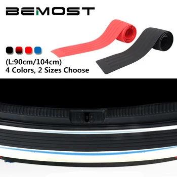 

BEMOST Car Rear Guard Trunk Bumper Trim Protect Rubber Strip Cover Sill Stickers For Fiat For Mitsubishi For Volvo For Renault