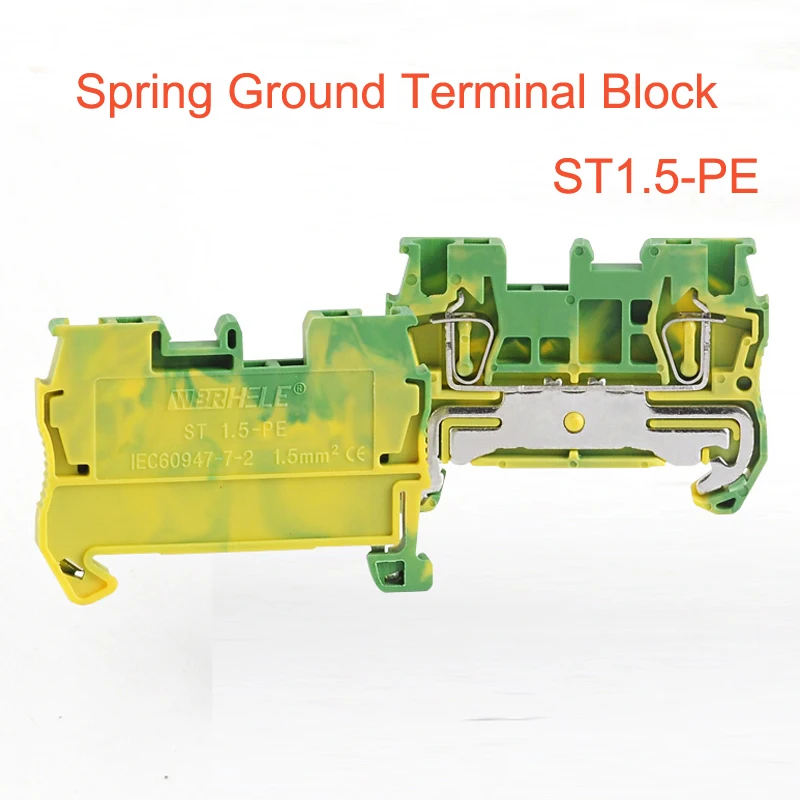 ST1.5-PE yellow green terminal block
