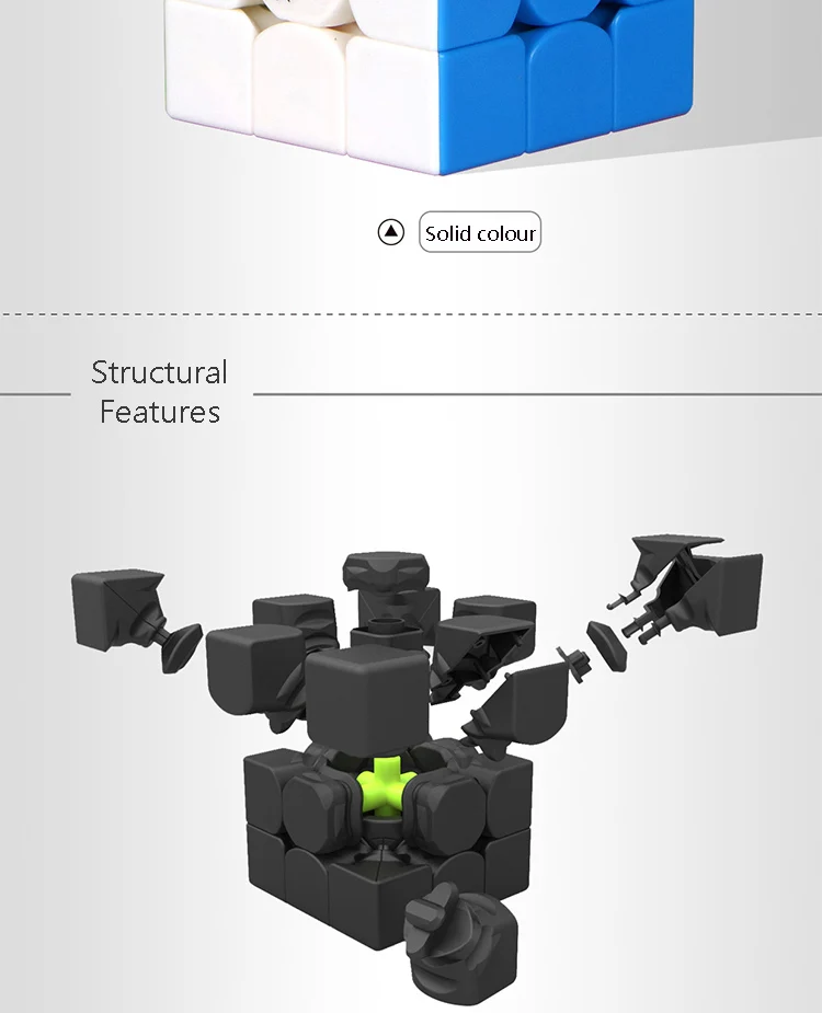 QiYi MoFangGe грома V2 магический куб, 3x3 Гром Clap головоломки Профессиональный Кубик Рубика от Скорость Cubo magico традиционные куб игрушки
