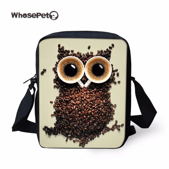 Whosepet Cute Owl Sling Satchel Women Messenger Bags Leisure Handbag Whosepet Cute Owl Sling Satchel Women Messenger Bags Leisure Handbag For S Kawaii Shoulder Bag Travel