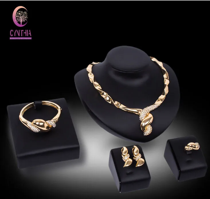 Dubai Jewelry Set Costume Jewelry Party Necklace Sets Fashion Gold