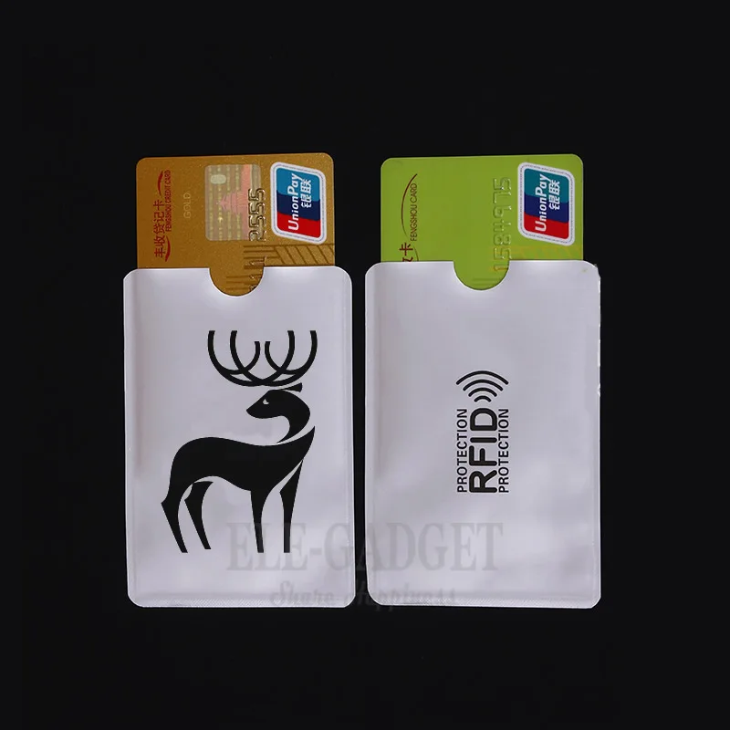 10 pcs Portable Deer Anti-Scan Card Sleeve Credit RFID Card Protector Anti-magnetic Aluminum Foil Bank Card Holder цена 10 pcs Portable Deer Anti-Scan Card Sleeve Credit RFID Card Protector Anti-magnetic Aluminum Foil Bank Card Holder цены онлайн