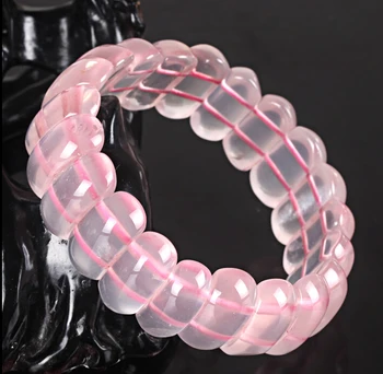 

New Pink Crystal Beads Bracelet Adjustable