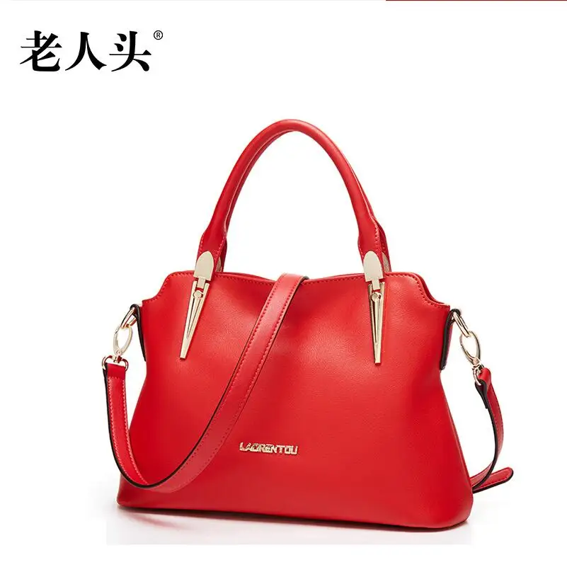 

LAORENTOU high quality luxury fashion brand 2016 new diagonal portable leather bag counter genuine, well-known brand of women