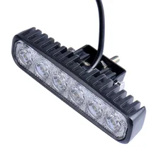 Waterproof Car Flood Head LED Work Bar Lights Lamp 18W Running Lights for Driving Truck Trailer Motorcycle Working OffRoad Light