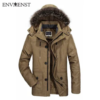 

2017 Winter Brand Clothing New Arrival Top Quality Men's Warm Parkas Windbreaker Men Winter Jacket Men Thicken Coat Size L-6XL