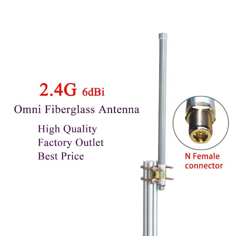 2,4g wifi антенна omni стекловолокно базовая станция антенна наружная крыша система мониторинга беспроводной wifi покрытие сигнала