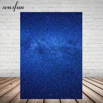 

Sensfun New Blue Space Starry Sky Stars Custom Made Backgrounds For Photo Studio Backdrop Vinyl 5x7FT