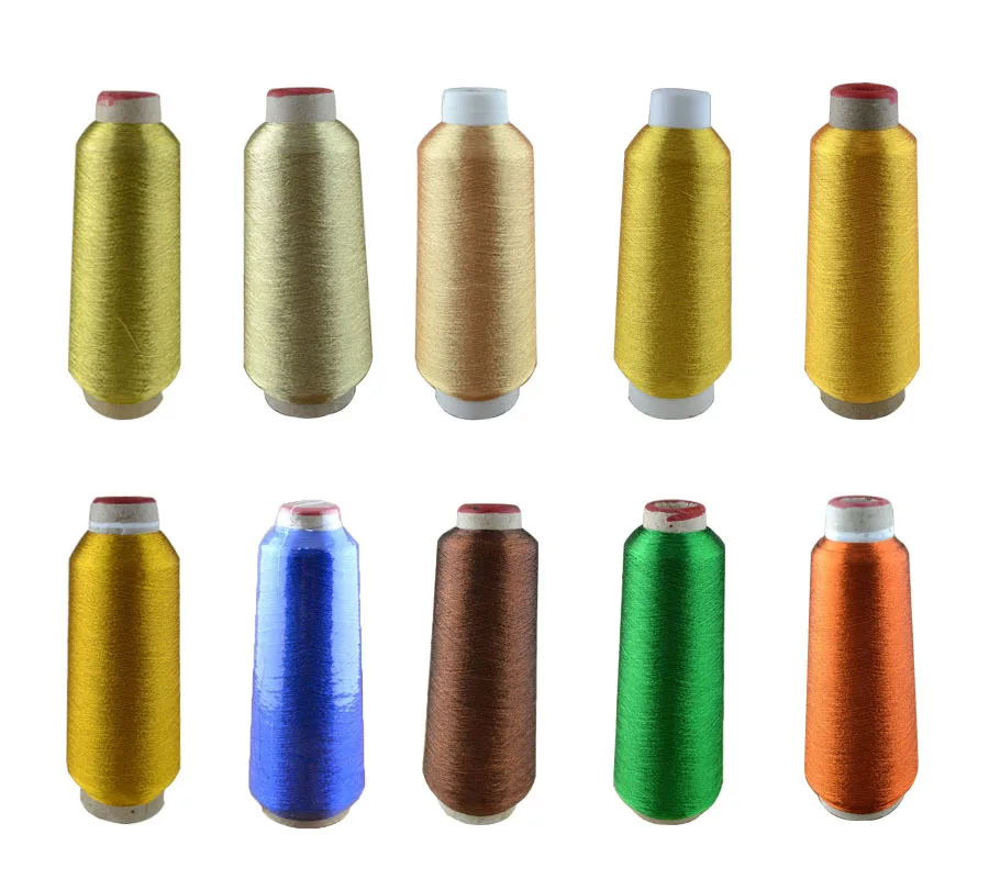 Aliexpresscom  buy metallic yarn big cone 3000y threads metallic