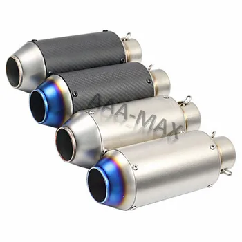 

Motorcycle For Modified Universal Exhaust Pipe Muffler Scooter GY6 Slip-on Stainless Steel Carbon Fiber Motorbike