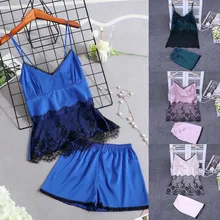 Сексуальное женское белье, женская одежда для сна, без рукавов, на бретелях, женское сексуальное сатиновое модное лоскутное кружевное белье на бретельках, нижнее белье Z0329