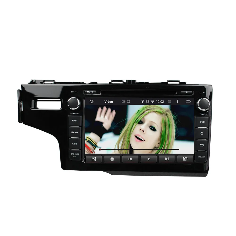 8 &quotAndroid 5.1 Сенсорный экран dvd плеер автомобиля для Honda Fit 2014 с Зеркало Ссылка