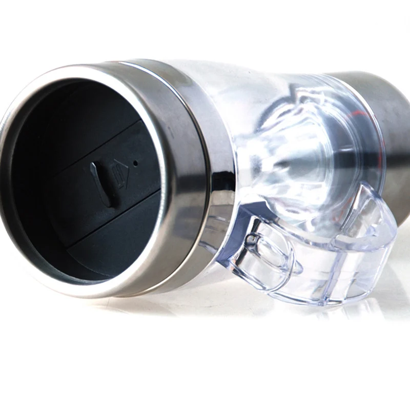 Beste BAISPO Zelf Roeren Mok Automatische Elektrische Lui Automatische Koffie Mengen Thee Mix Cup Reizen Mok Dubbele Geïsoleerde thermische Cup