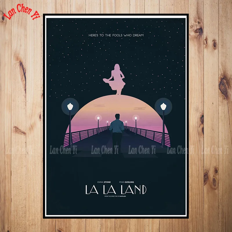 La Land классический фильм бумага с покрытием Плакат кафе высокое качество печати рисунок ядро декоративная живопись