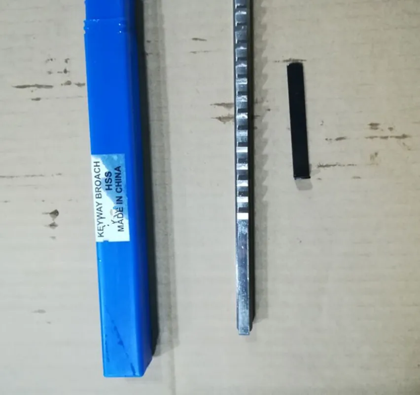 

HSS Keyway Broach 3/32 B Push-Type Inch Size Broach Cutting Cutter Tool knife for CNC Machine