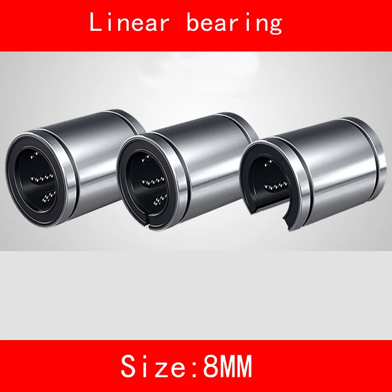 

4 piece/lot LM8UU 8mm linear ball bearing Linear Bearing 8mm 3d printer LM8 3D printer cnc parts