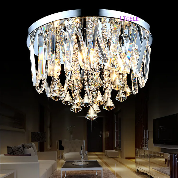

Modern Crystal Ceiling lights Indoor bedroom Living room lighting K9 Abajur lamparas de techo led ceiling lights for home decor