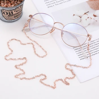 

Teamer 78cm Metal Lanyard for Glasses String Cord Neck Holder Sunglasses Chain Heart Eye Glasses Strap Accessories