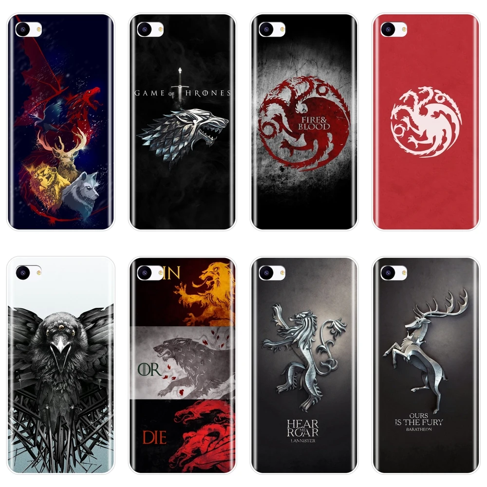 

Soft Phone Case For Meizu 15 Lite 16 Plus 16th 16x Cool Game of Thrones Silicone Back Cover For Meizu U10 U20 Pro 6 7 Plus Case