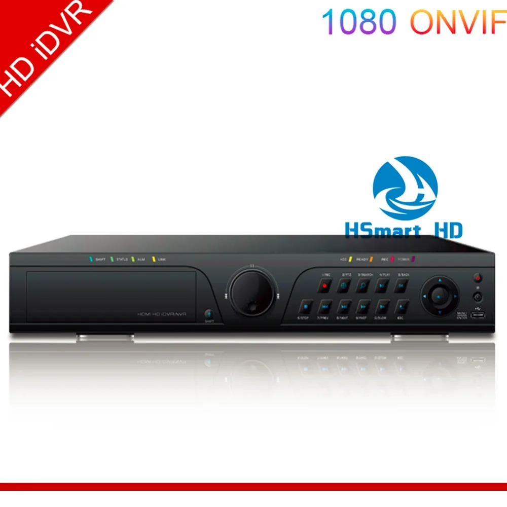  8CH 1080P 25fps Real-Time HD iDVR 3 in 1 ADVR/DVR/NVR 16CH AHD 1080P 12fps 6CH Audio input+4CH Alarm input 4 SATA Ports 