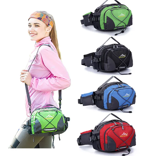 Waterproof Running Belt Bum Waist Pouch Fanny Pack Camping Sport Hiking Shoulder Bag Climbing