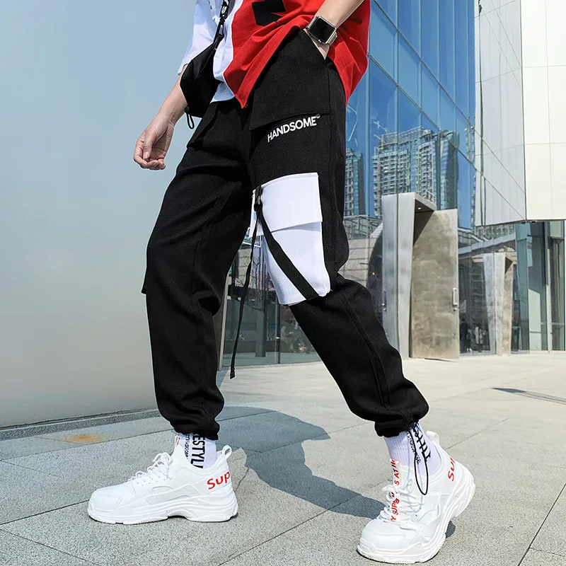 

Aelfric Eden Pockets Cargo Pants Mens Casual Harem Joggers Baggy Harajuku Streetwear Hip Hop Fashion Swag Tactical Trousers