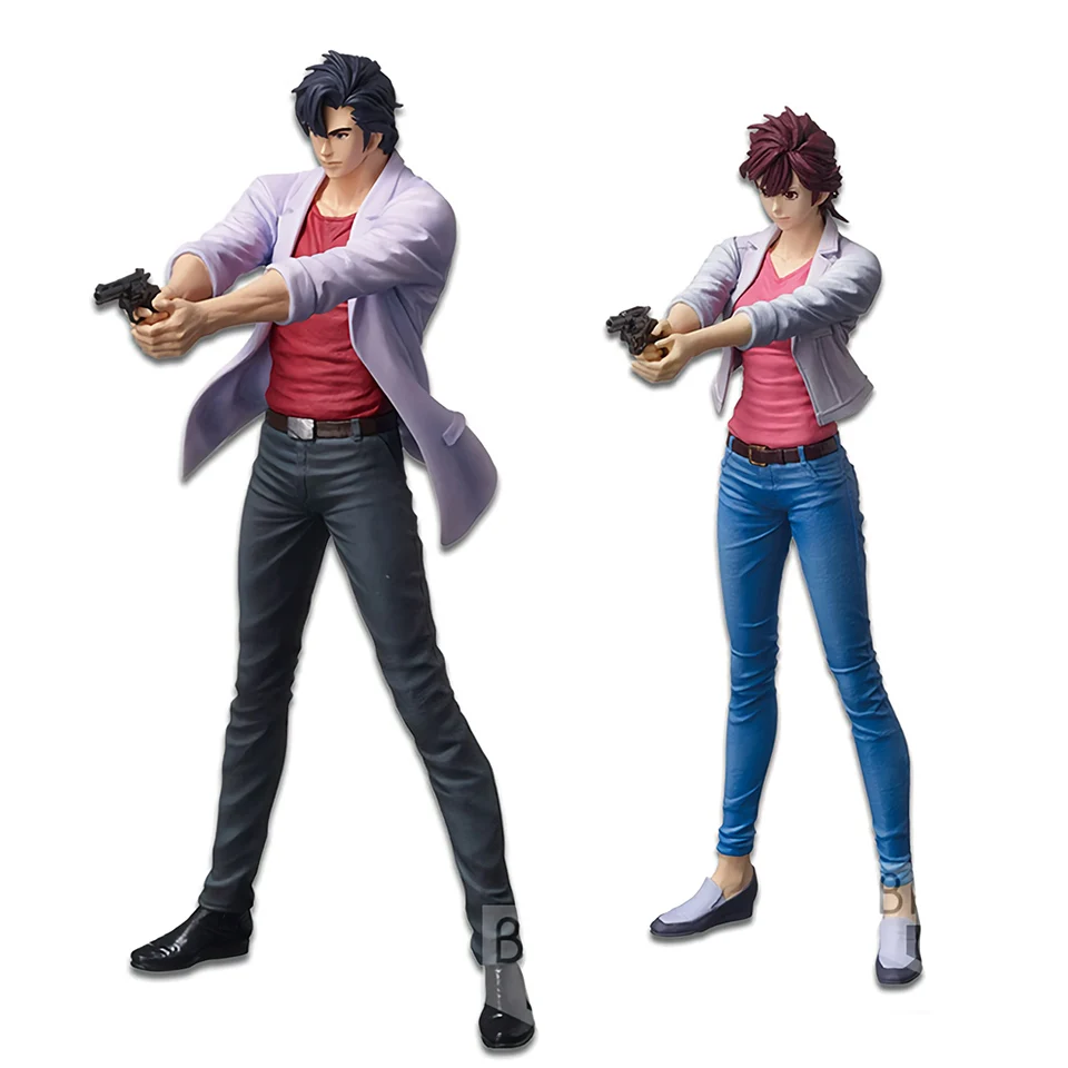 

Tronzo Original Banpresto Action Figure Anime Movie City Hunter Saeba Ryo Makimura Kaori PVC Figure Model Dolls Figurals Toys