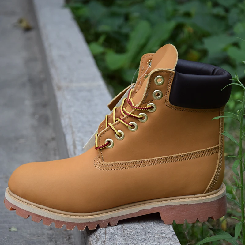 2016 Winter Autumn Men Women outdoor ankle boots Brand geunuine leather martin boots Waterproof snow shoes