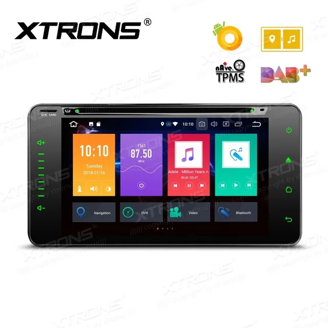 Автомагнитола 2DIN мультимедийный DVD-проигрыватель с GPS-навигацией и Android 6 95 для Toyota